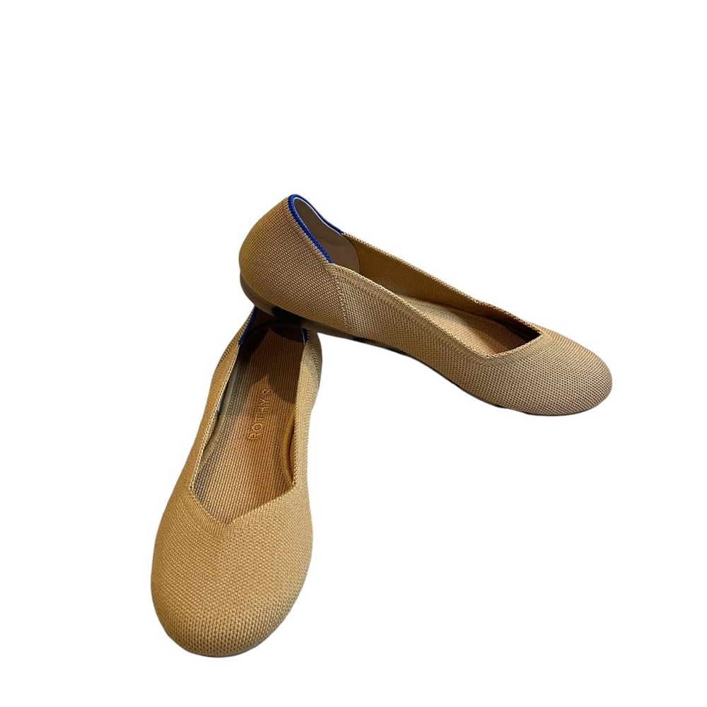 Rothy’s Camel The Round Toe Knit, Sz 9